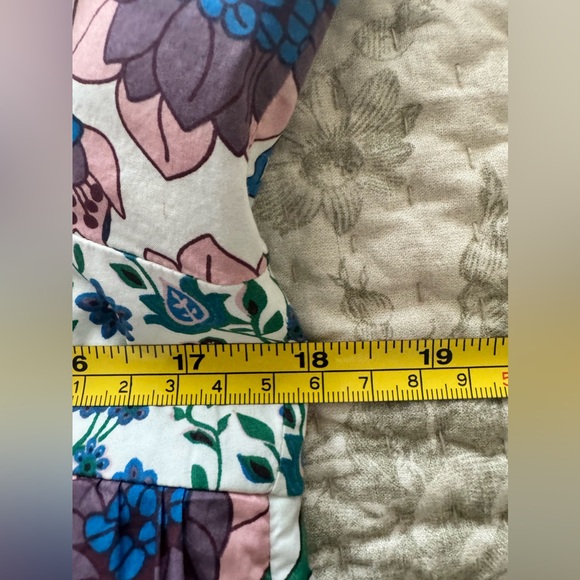 Boden Contrast Print V Neck Dress Size 12 - Picture 9 of 12